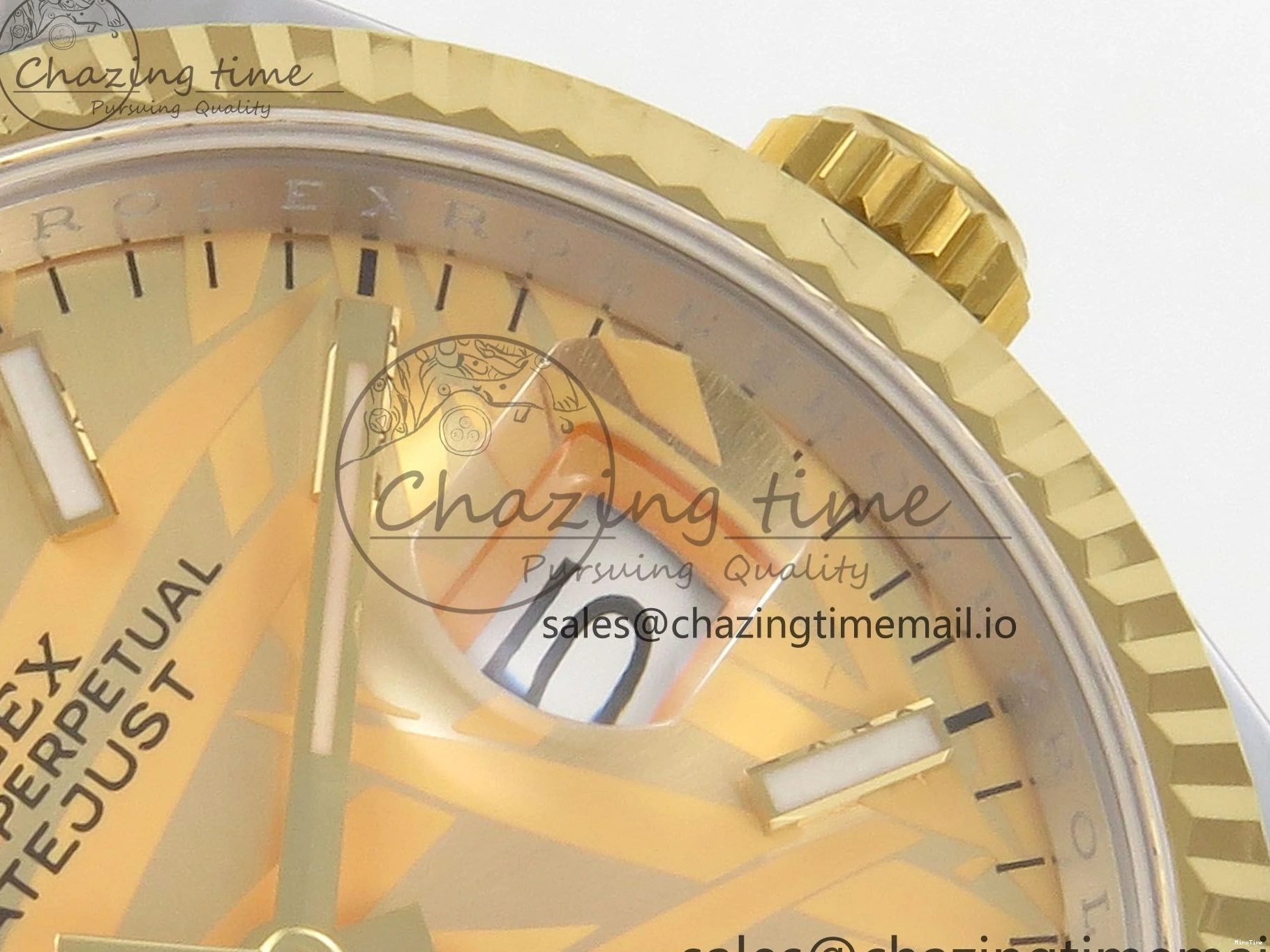 MiroTime 0510 Unisex DateJust 36 SS YG ARF 1:1 Best Edition 904L Steel YG Leaf Dial on Oyster Bracelet SH 92